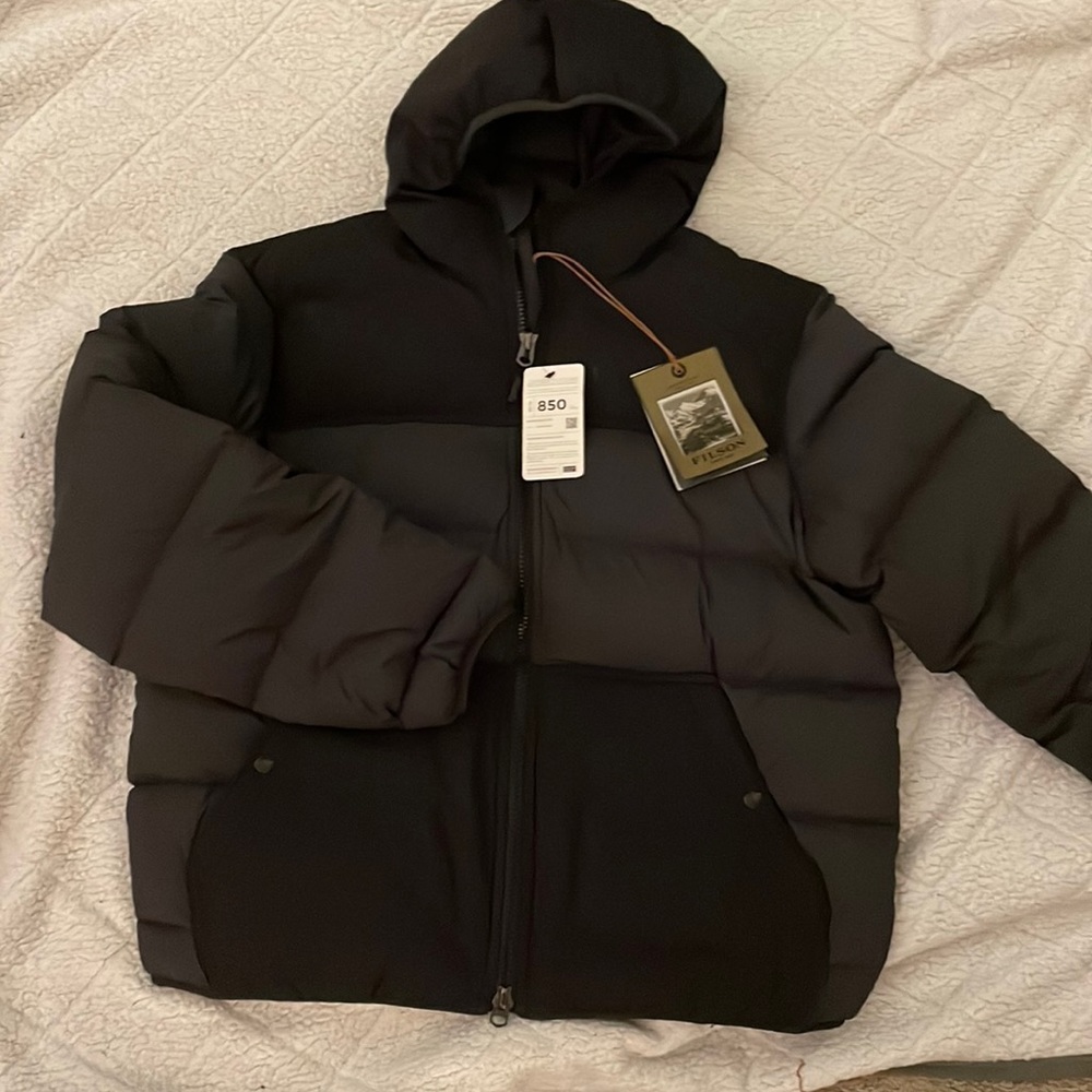 Filson Black Puffer Jacket